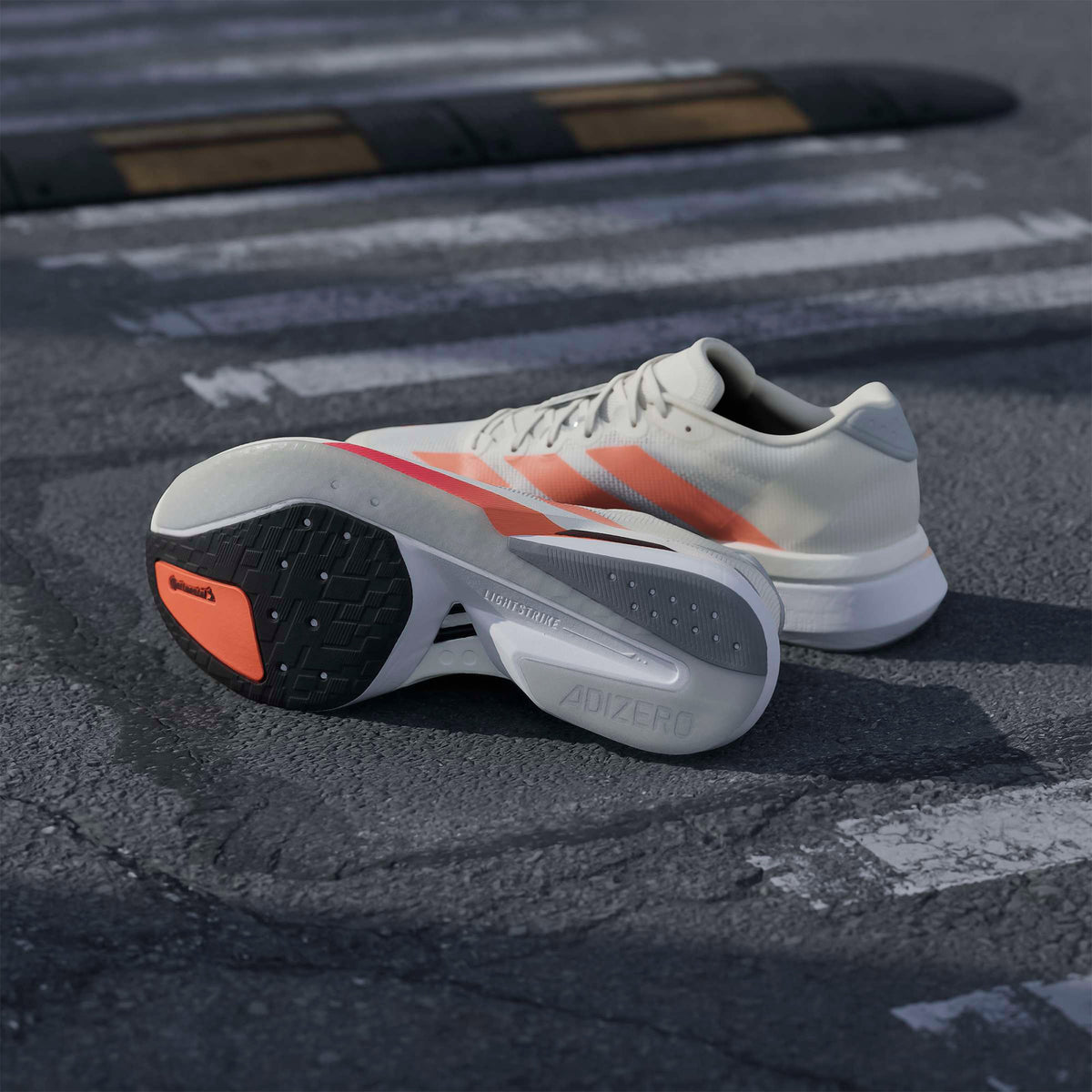 Adidas Adizero Boston 13 Unisex Beyaz Koşu Ayakkabısı