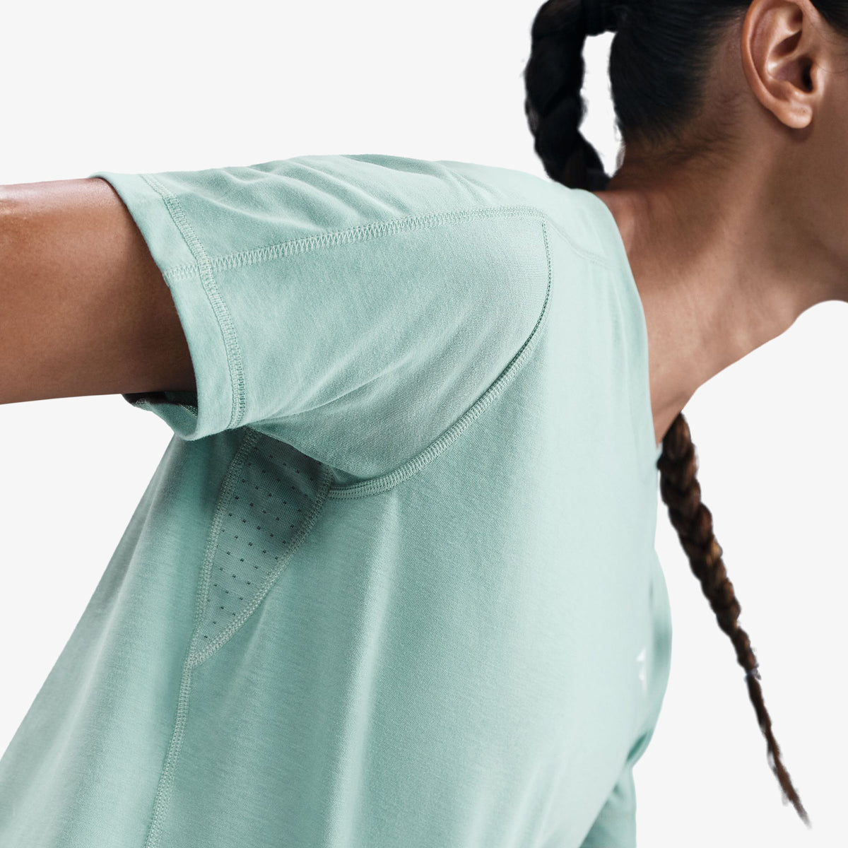 Nike Trail Dri-fit Kadın Yeşil Koşu T-shirt