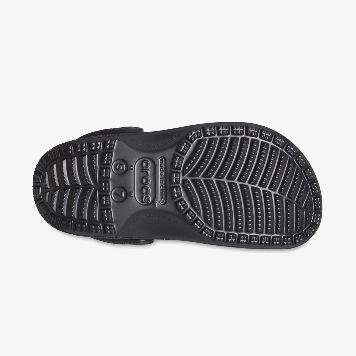 Crocs Classic Glitter Clog Kadın Siyah Terlik