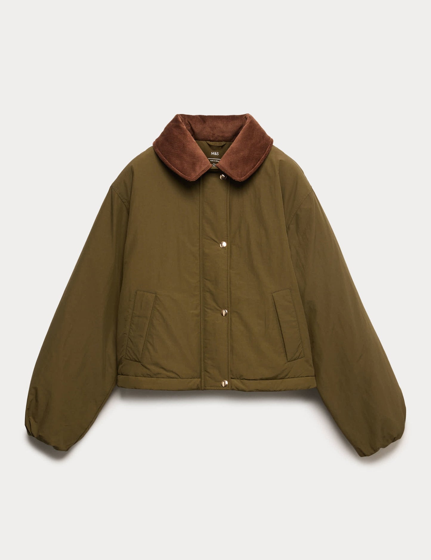 Pamuk Karışımlı Thermowarmth Dolgulu Puffer Mont