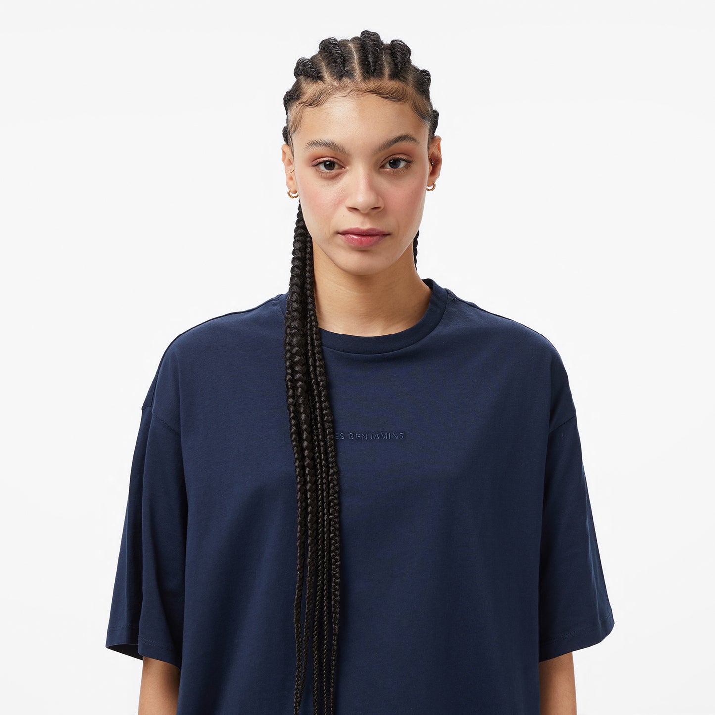 Les Benjamins Essentials 309 Kadın Lacivert T-shirt