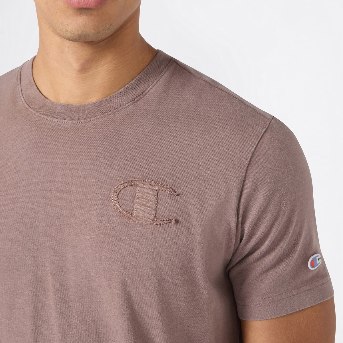 Champion Ss Erkek Mor T-shirt
