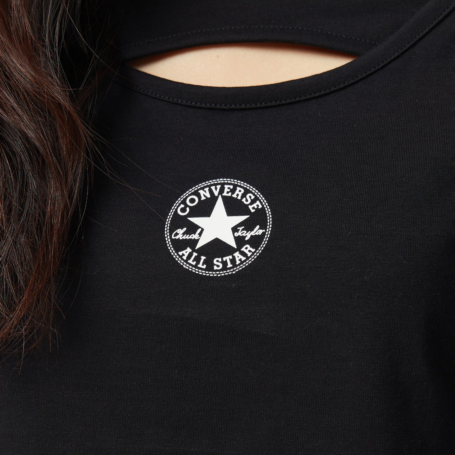 Converse Kadın Siyah T-shirt