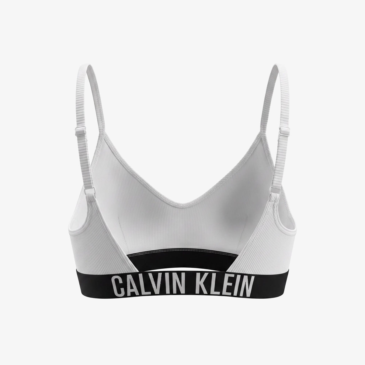 Calvin Klein Scoop Spor Sütyenilette Kadın Beyaz Bikini Üstü