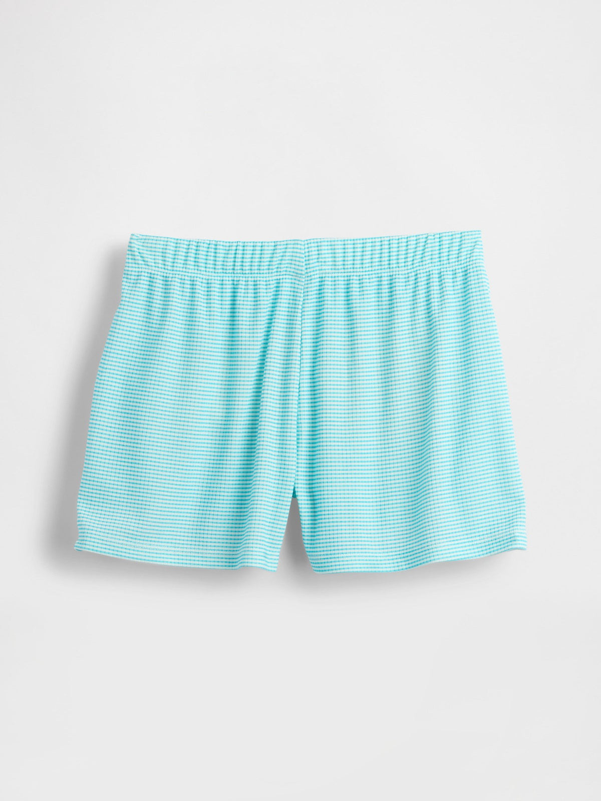 Bebe Mavisi Çocuk Geri Dönüştürülmüş Fitilli Pijama Şortları
