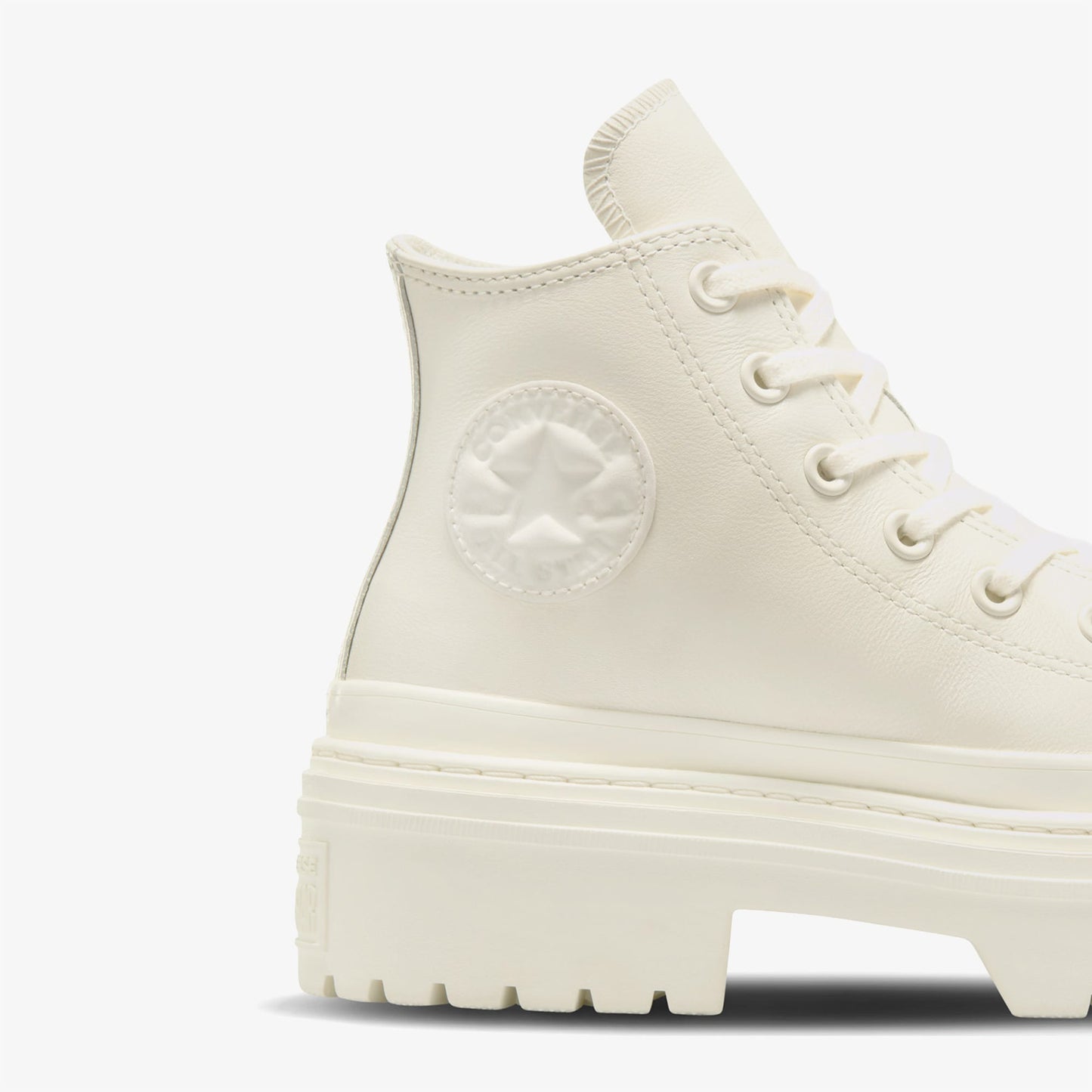 Converse Chuck Taylor All Star Lugged Heel Kadın Bej Deri Platform Sneaker