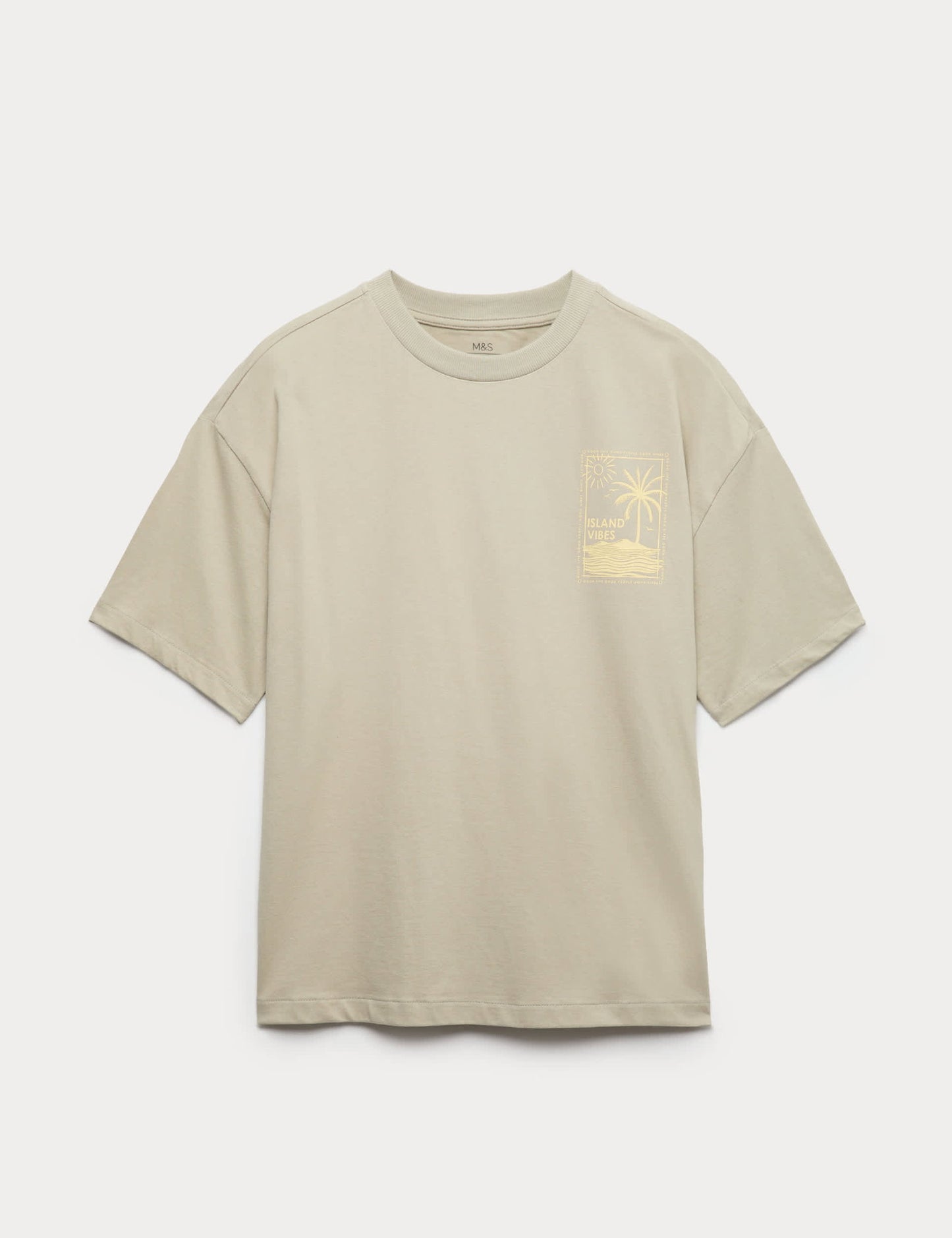 Pamuklu Desenli T-shirt