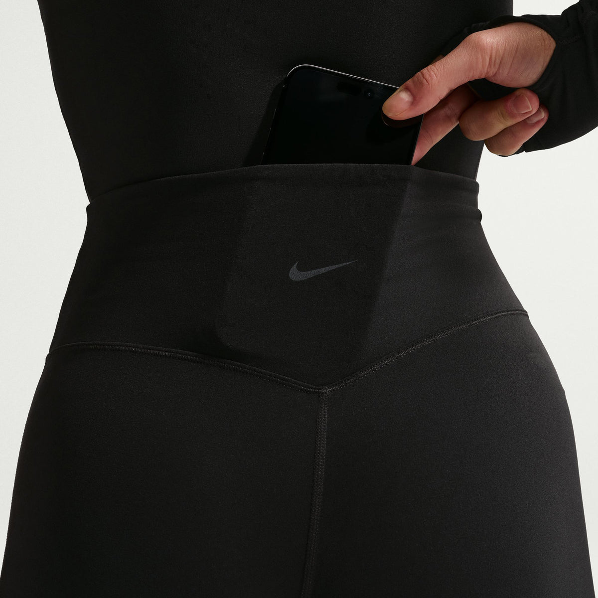 Nike Dri-fit Zenvy Hr Flare Kadın Siyah Eşofman Altı