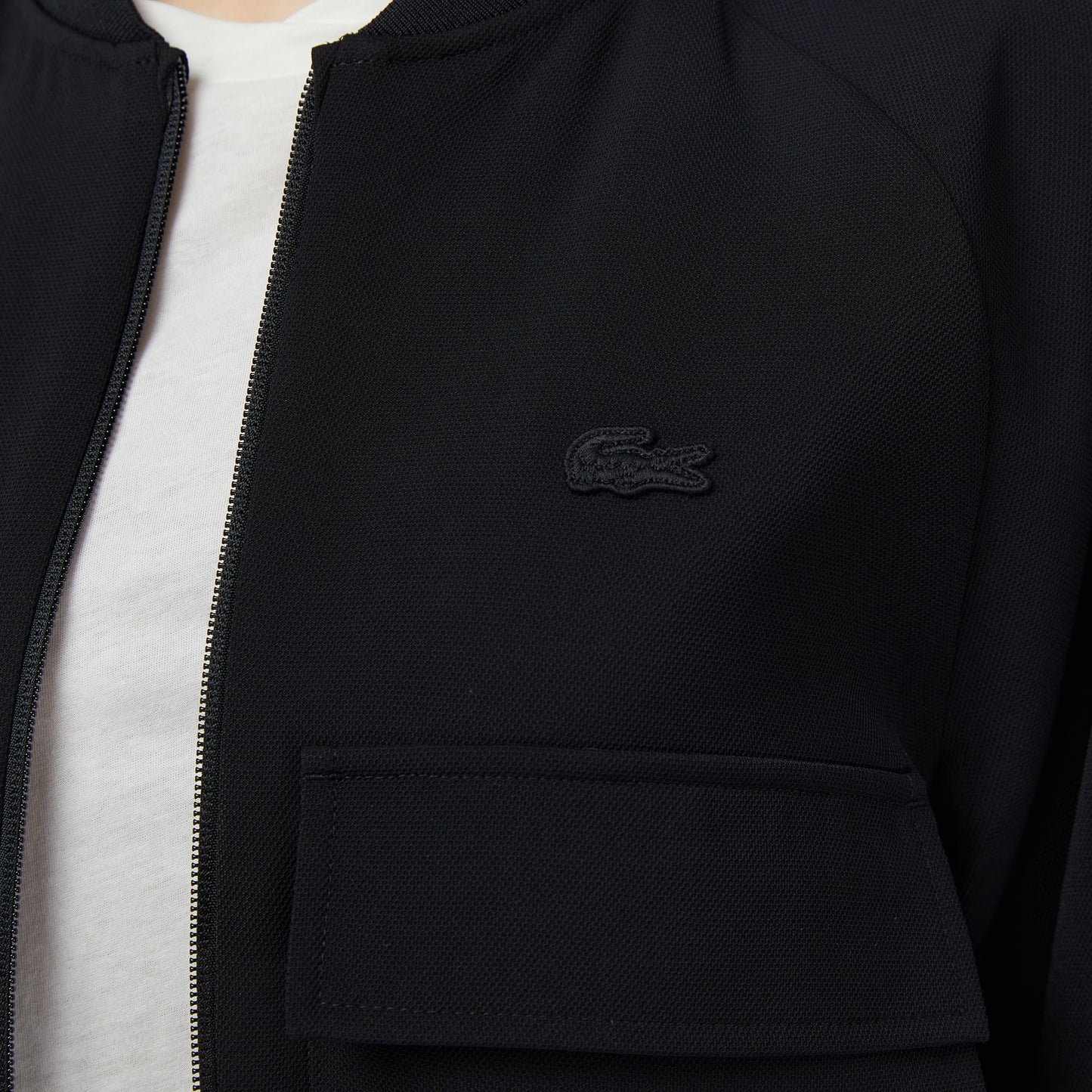 Lacoste Kadın Regular Fit Siyah Gömlek