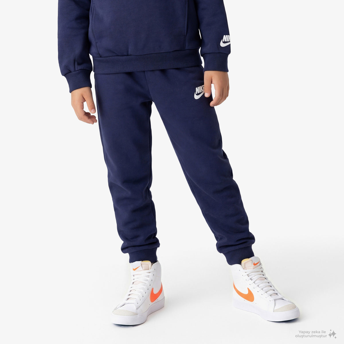 Nike Sportswear Reveal Set Çocuk Mavi Eşofman Takımı
