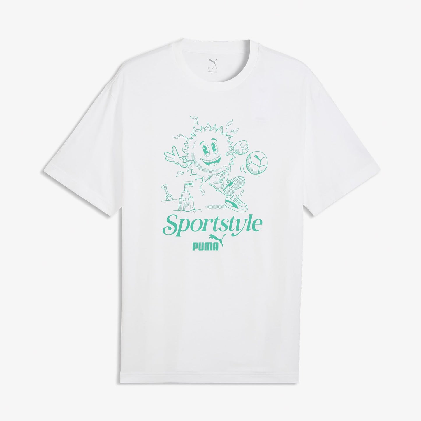 Puma Graphic Erkek Beyaz T-shirt