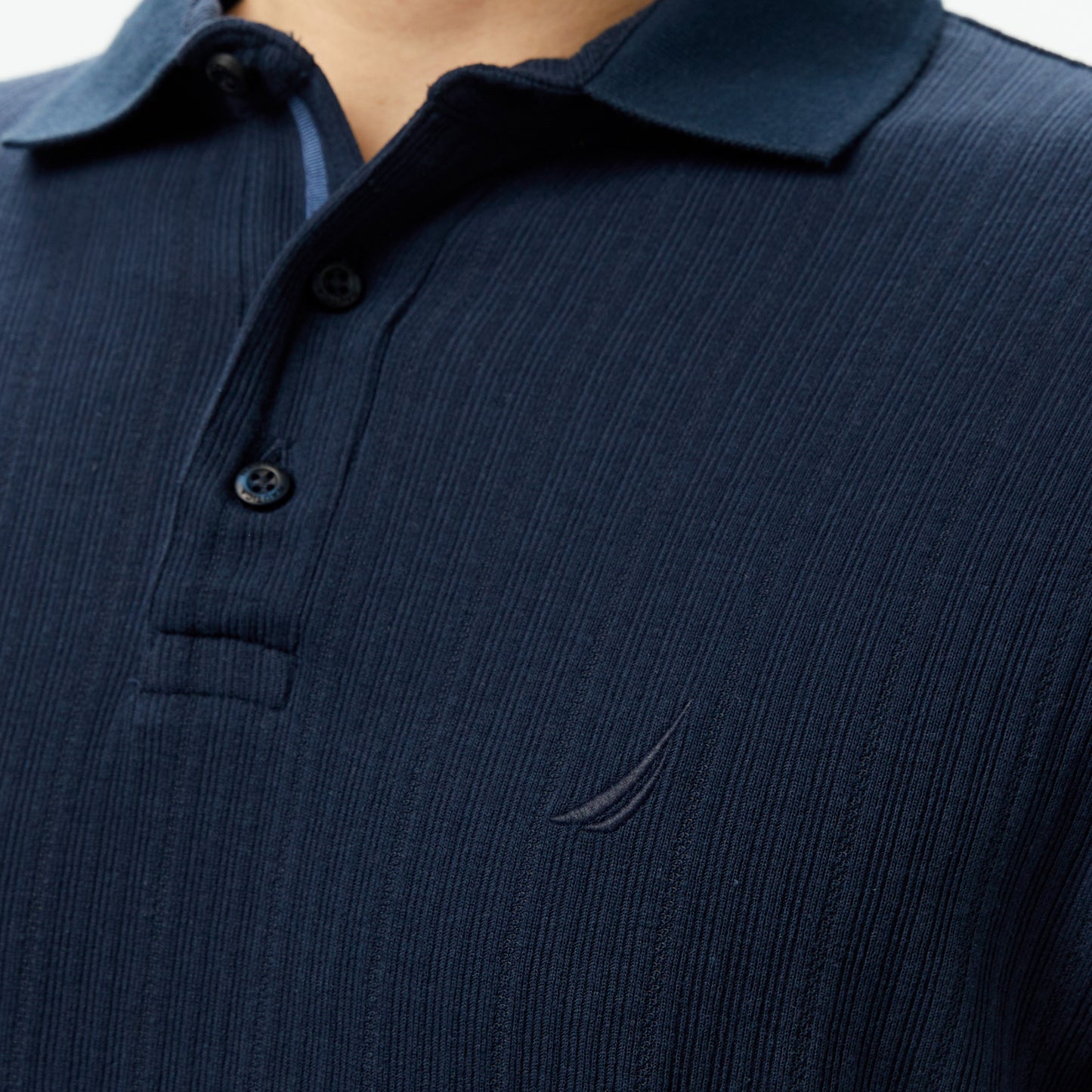 Nautica Erkek Lacivert Classic Fit Polo Yaka T-shirt