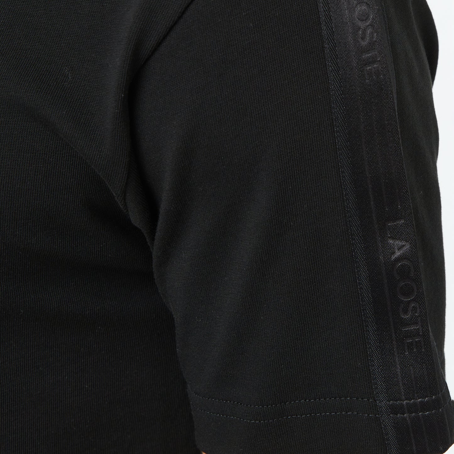Lacoste Erkek Regular Fit Bisiklet Yaka Siyah T-shirt