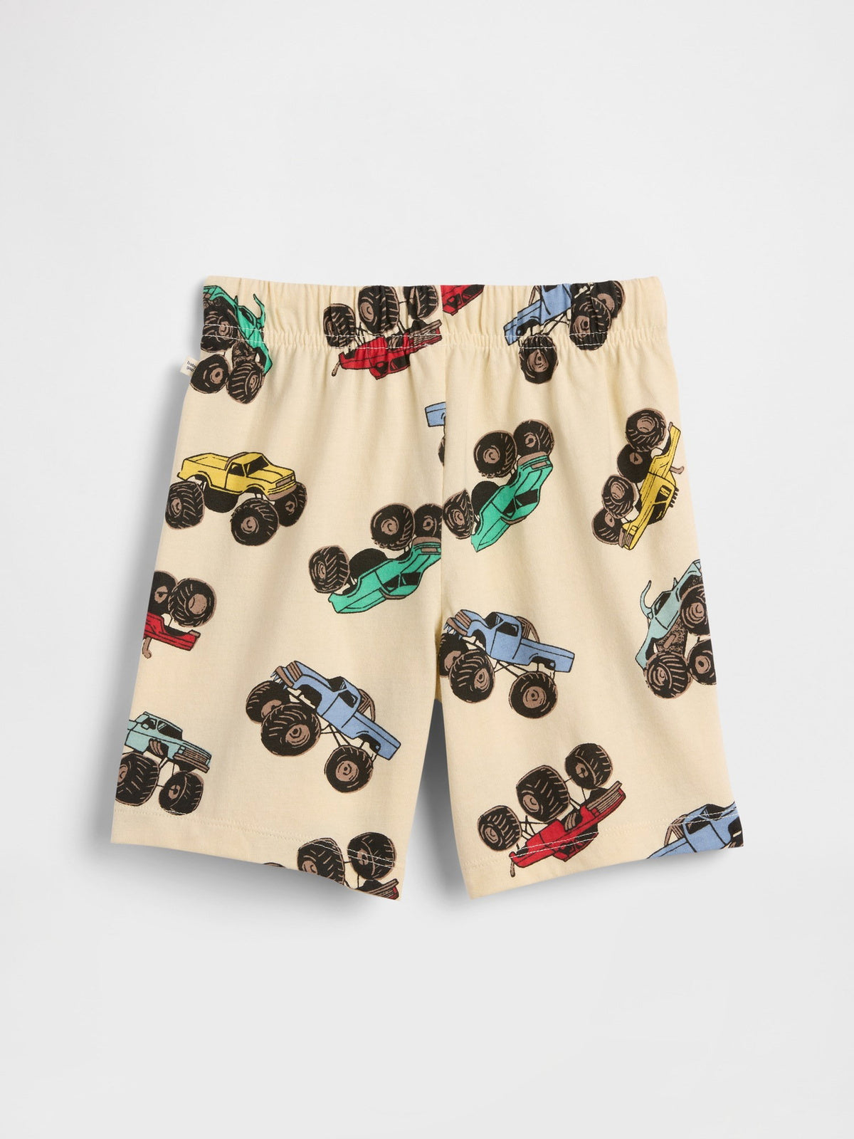 Krem Babygap Baskılı Jersey Pull-on Şortlar