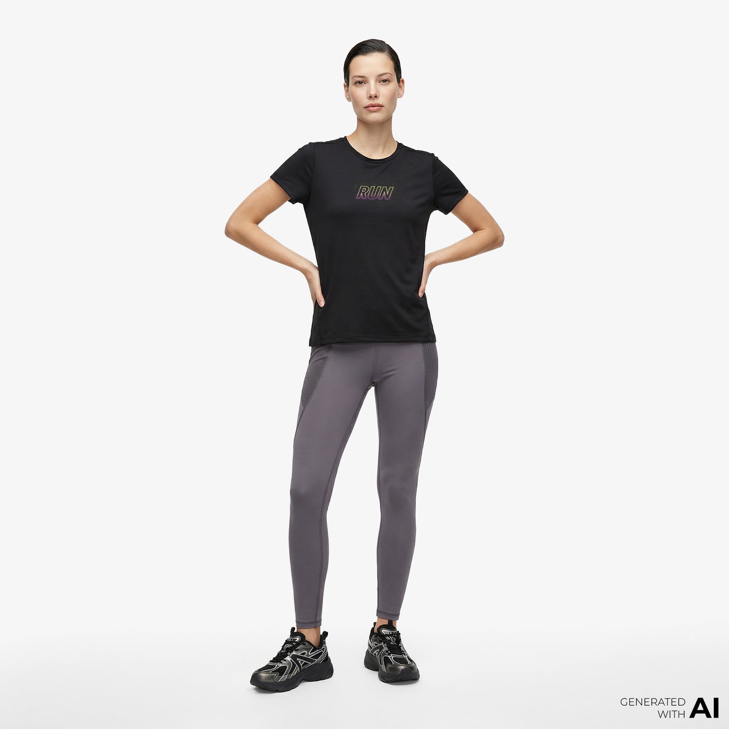 Anta Advanced Running Kadın Siyah T-shirt