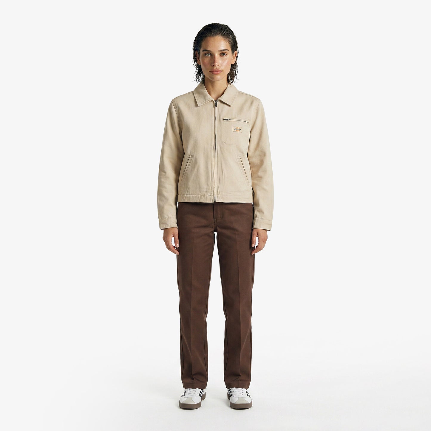 Dickies Unlined Canvas Painter Kadın Bej Ceket
