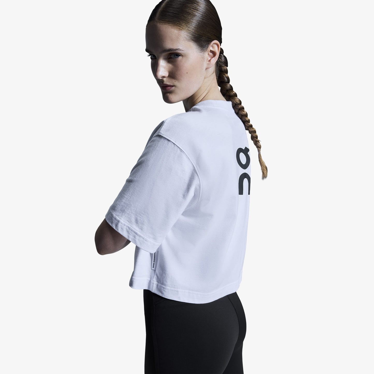 On Club Boxy Kadın Beyaz T-shirt