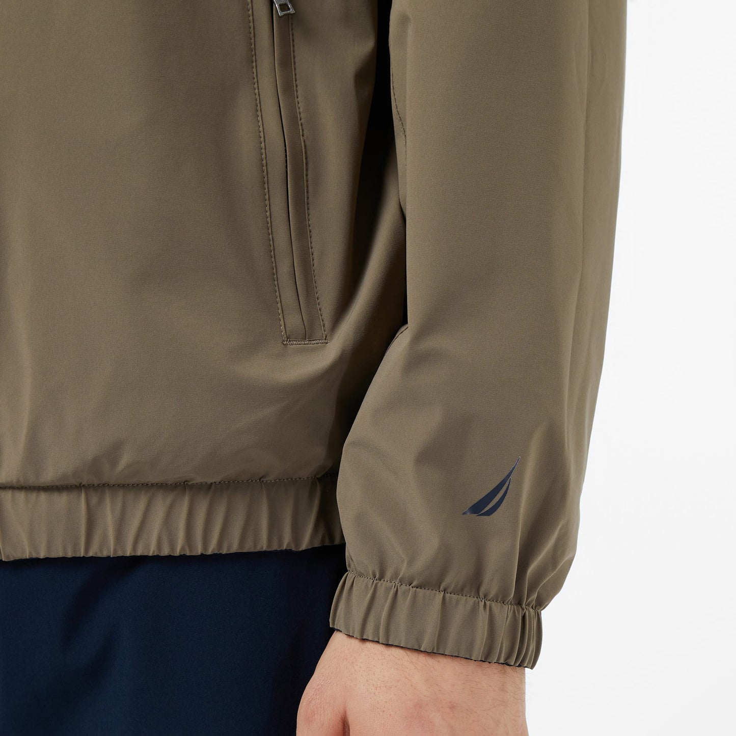 Nautica Erkek Lacivert Regular Fit Dik Yaka Su Itici Mont