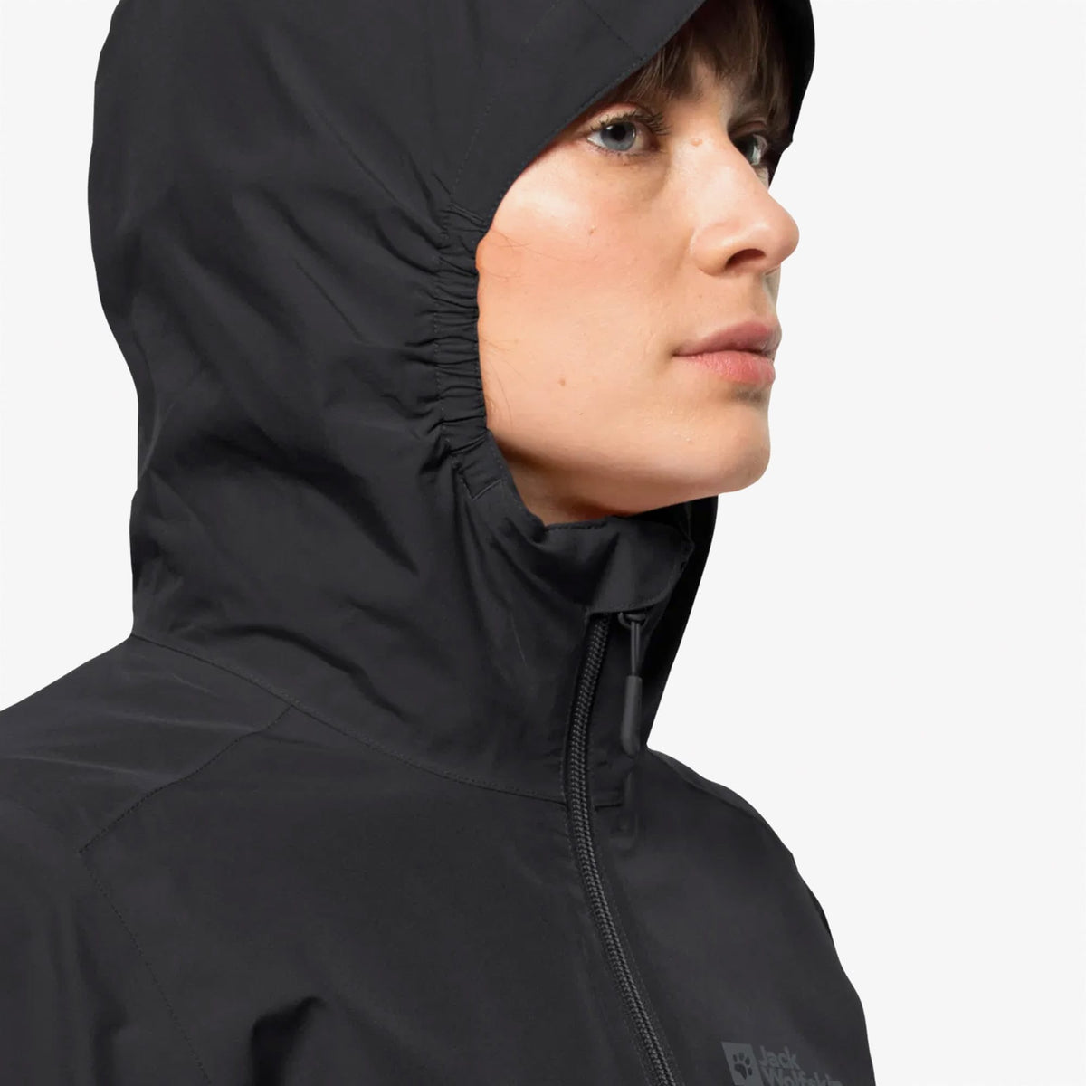 Jack Wolfskin Moonrise 3'ü 1 Arada Kadın Siyah Outdoor Mont