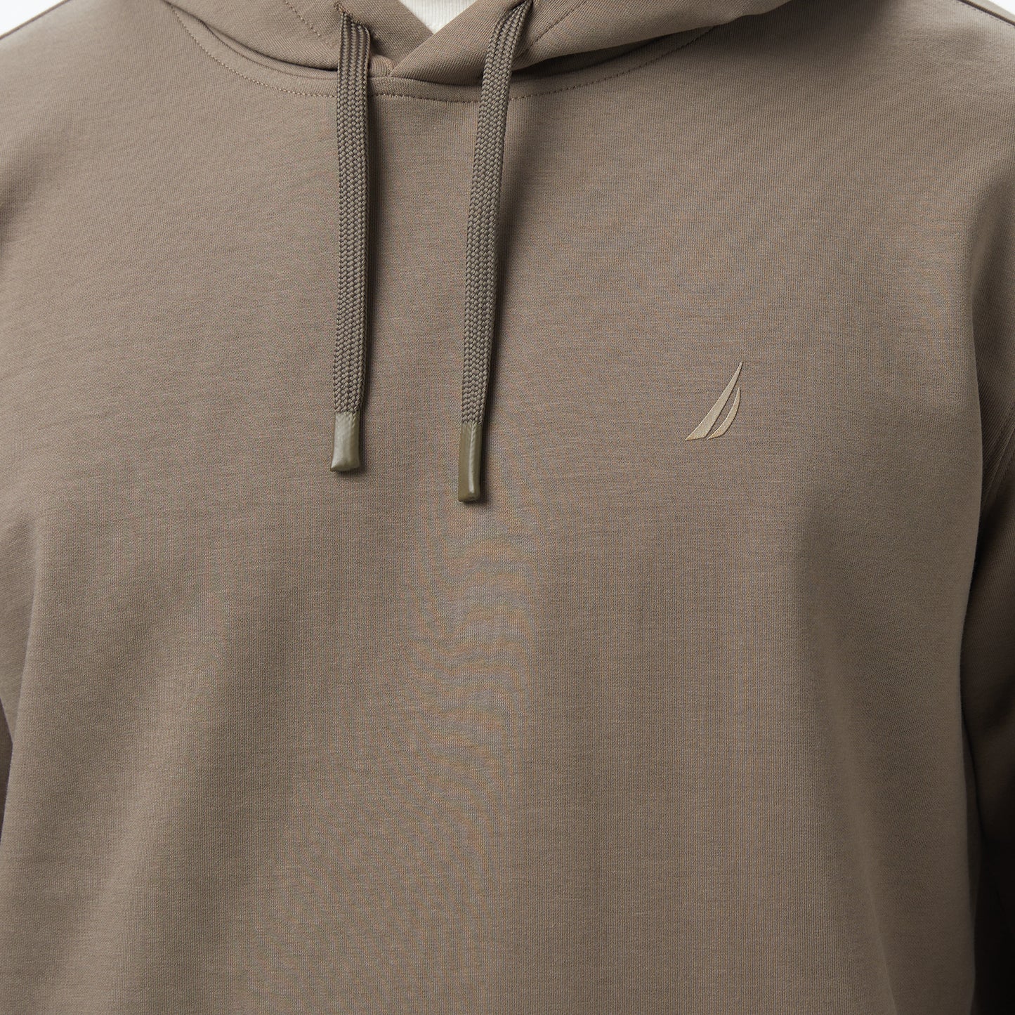 Nautica Erkek Kahverengi Classic Fit Kapüşonlu Sweatshirt