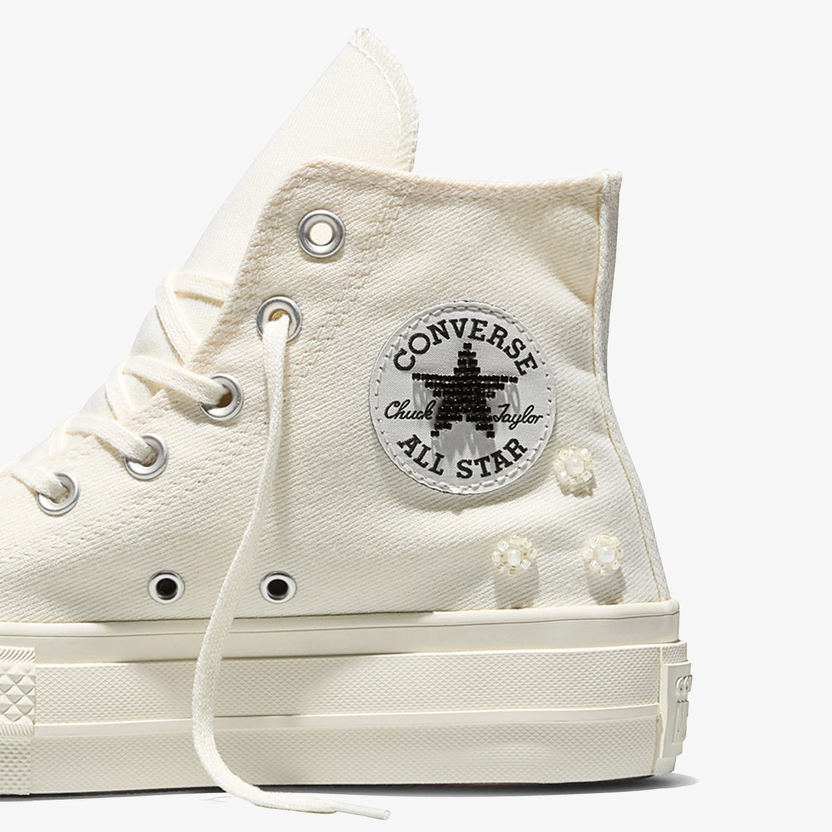 Converse Chuck Taylor All Star Lift Kadın Krem Sneaker
