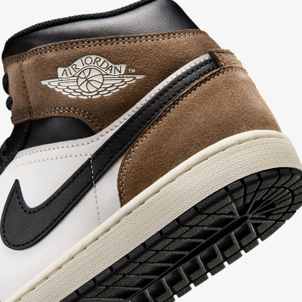 Jordan Air Jordan 1 Mıd Erkek Siyah Spor Ayakkabı
