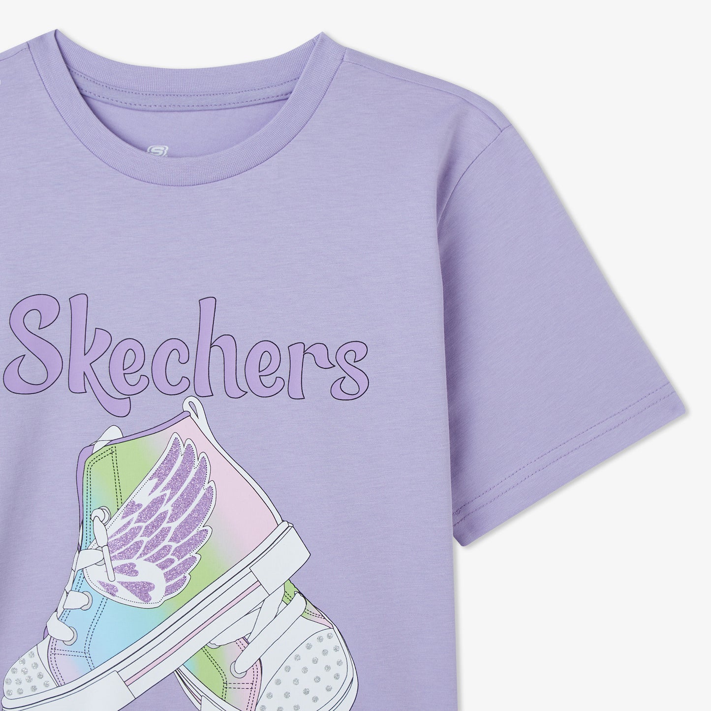 Skechers Graphic Çocuk Mor T-shirt