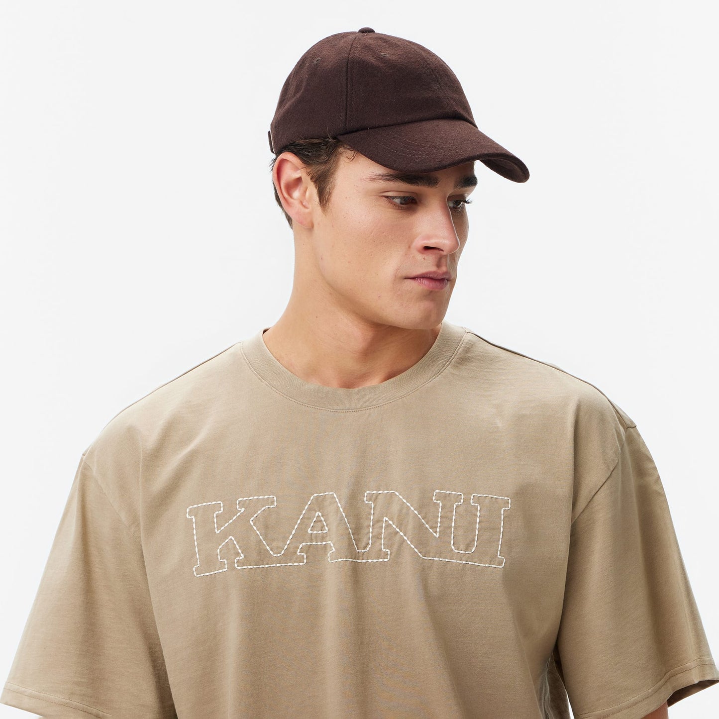 Karl Kani Retro Washed Denim Erkek Kahverengi T-shirt