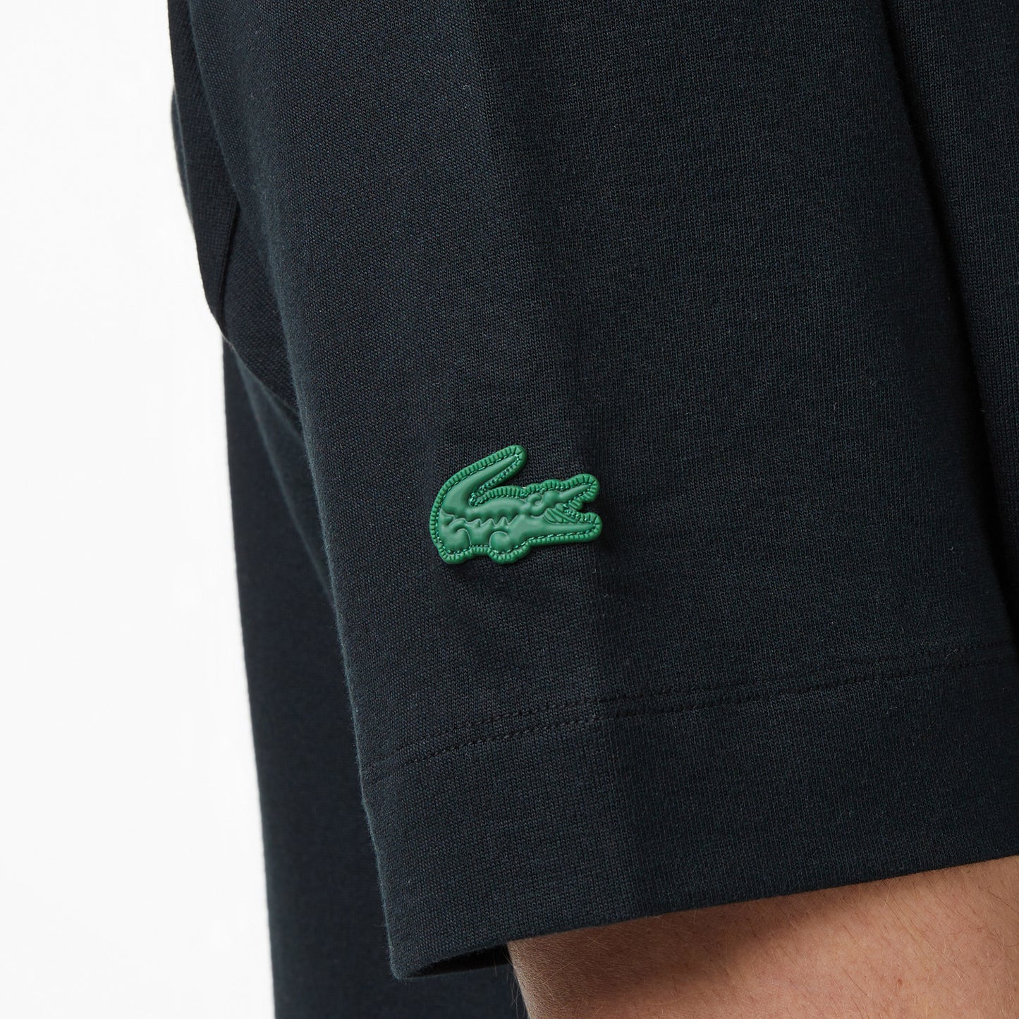 Lacoste Erkek Relaxed Fit Bisiklet Yaka Siyah T-shirt