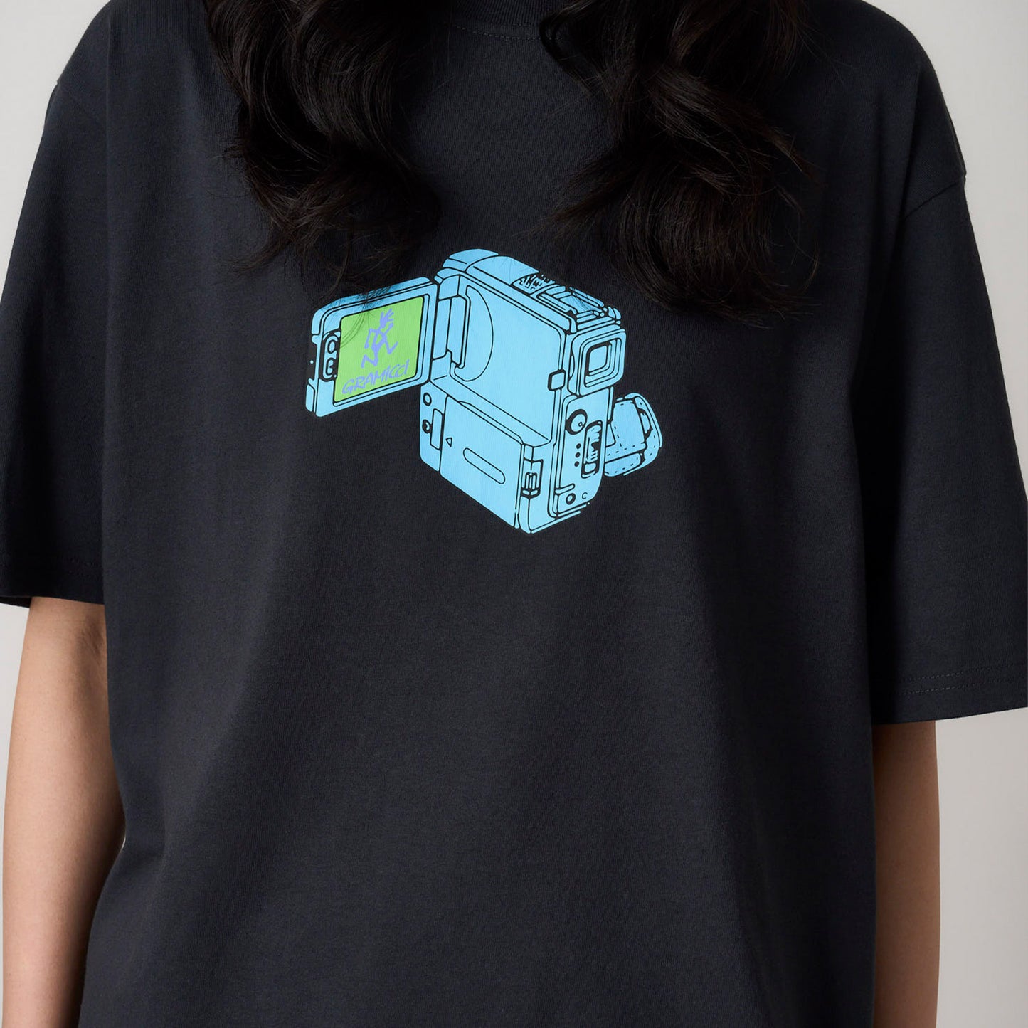 Gramicci Camcorder Erkek Siyah T-shirt