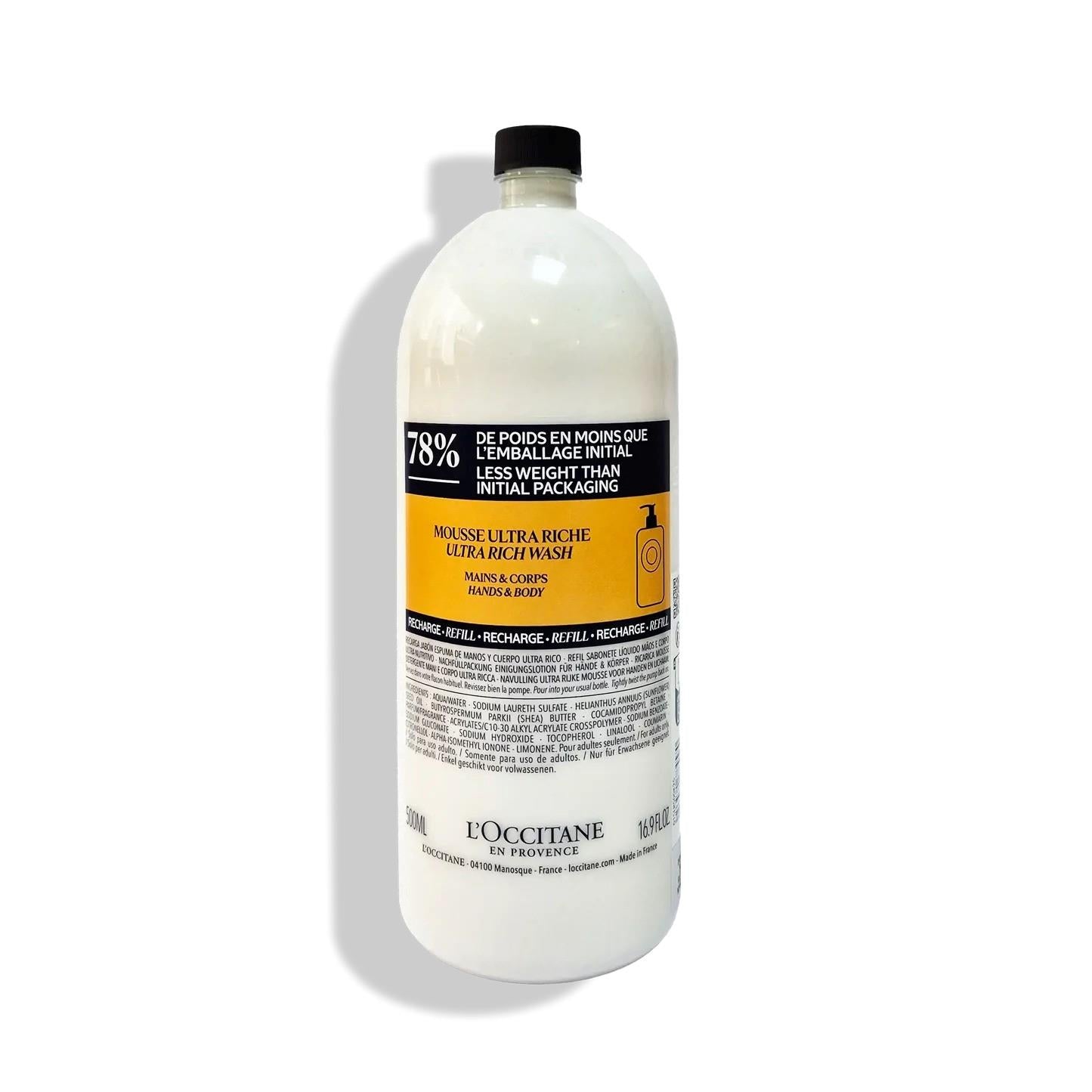 Refill - Hand & Body Wash 500ml - Shea