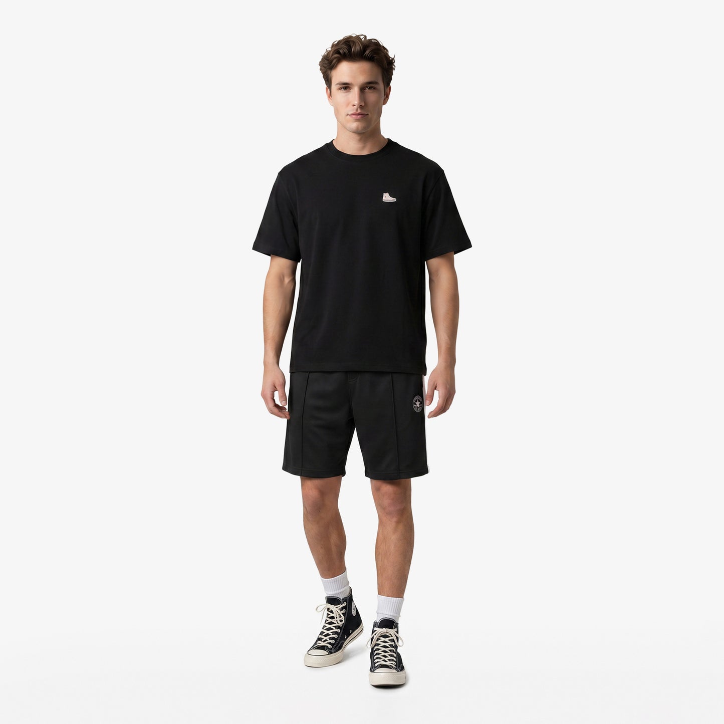 Converse Regular Fit Erkek Siyah T-shirt