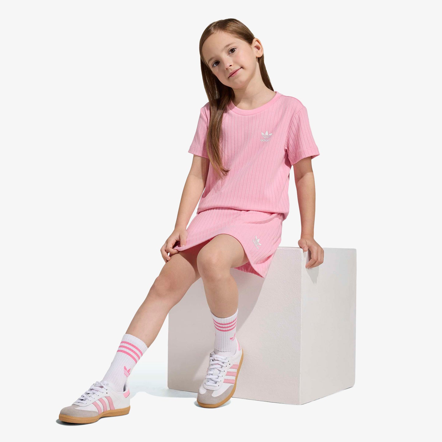 Adidas Skort Tee Set Çocuk Pembe Şort Takımı