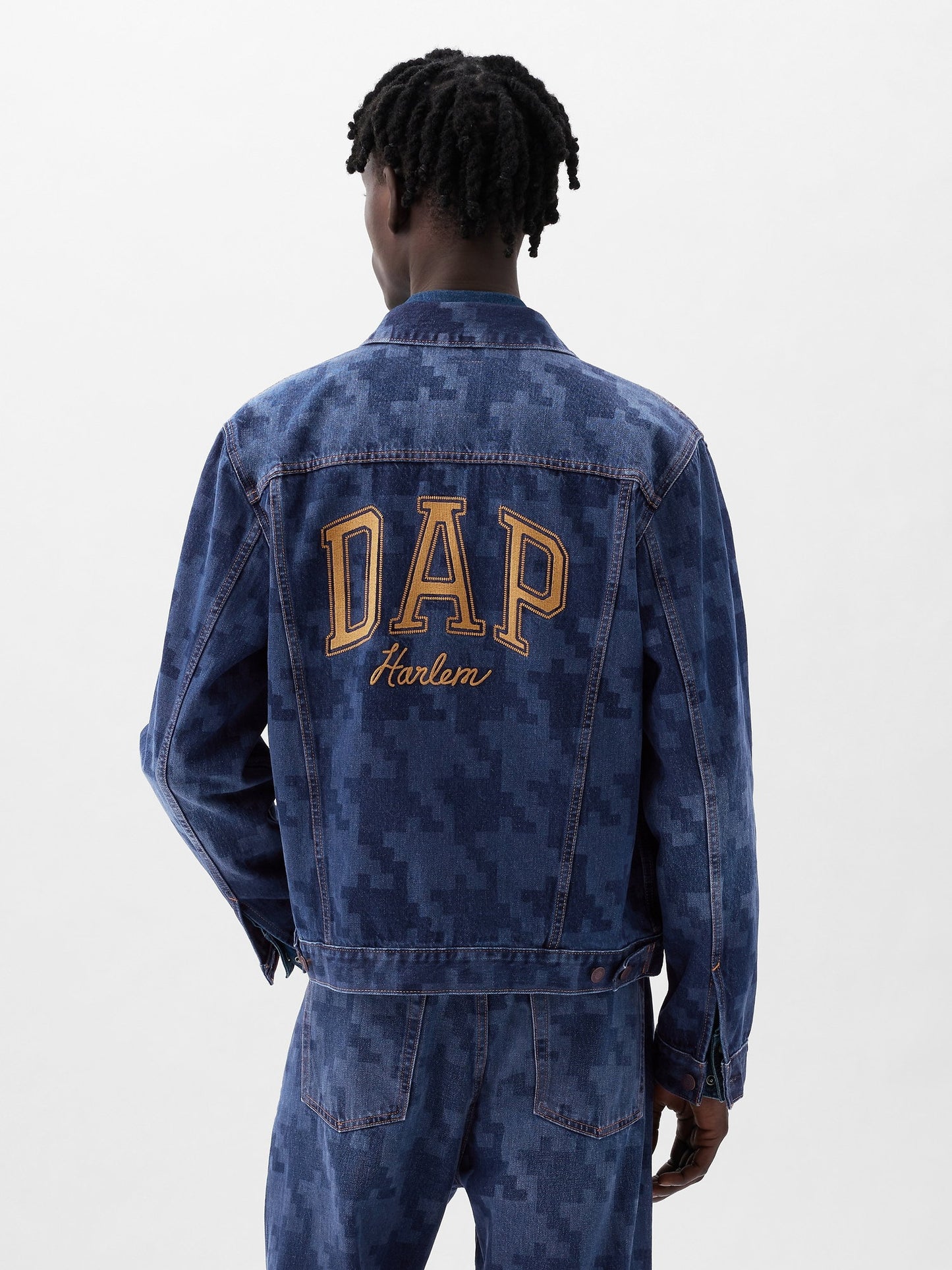 Koyu Mavi Dap × Gap Organik Pamuk Icon Denim Ceket