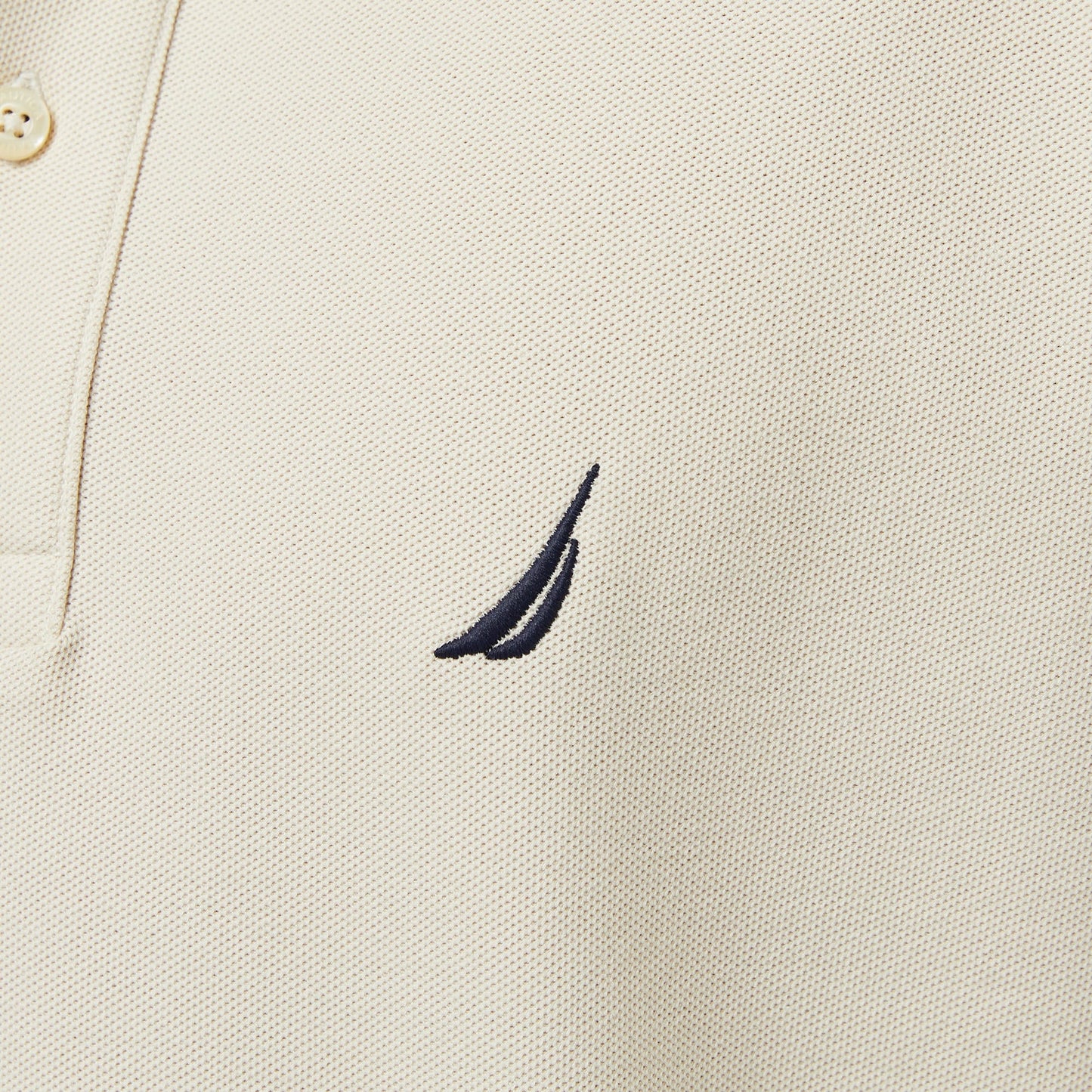 Nautica Erkek Bej Classic Fit Polo Yaka T-shirt