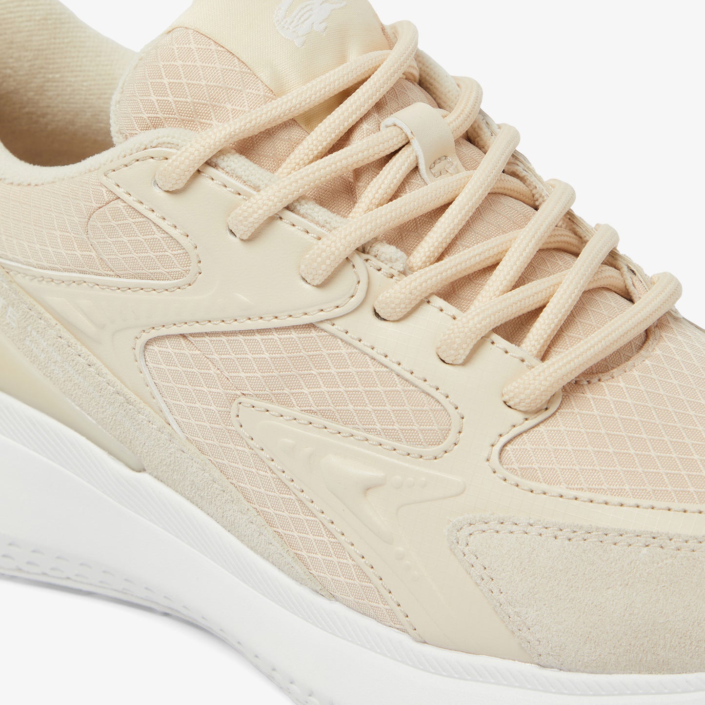 Lacoste L003 Evo Kadın Bej/beyaz Sneaker