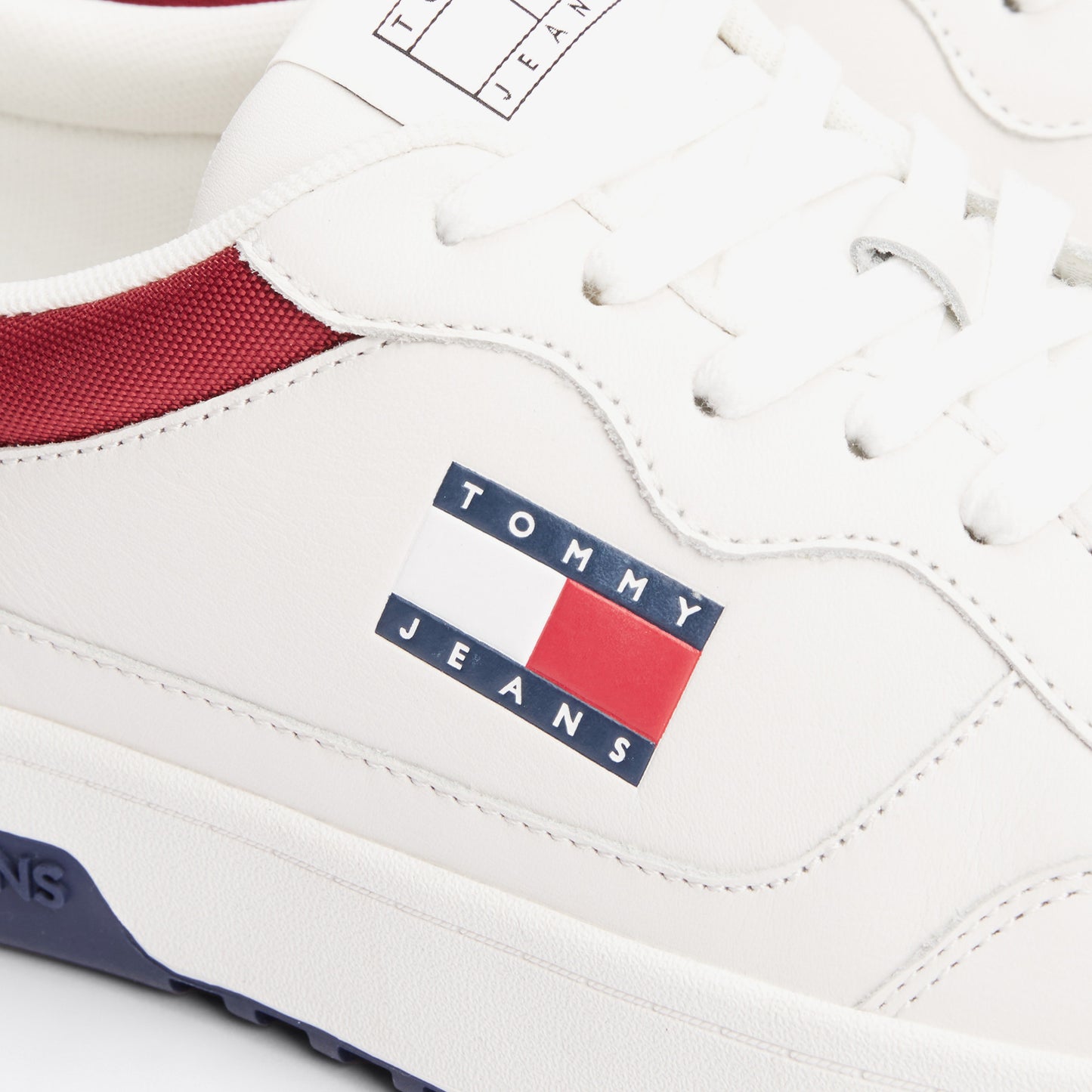 Tommy Hilfiger The Brooklyn Leather Essentials Erkek Beyaz Spor Ayakkabı