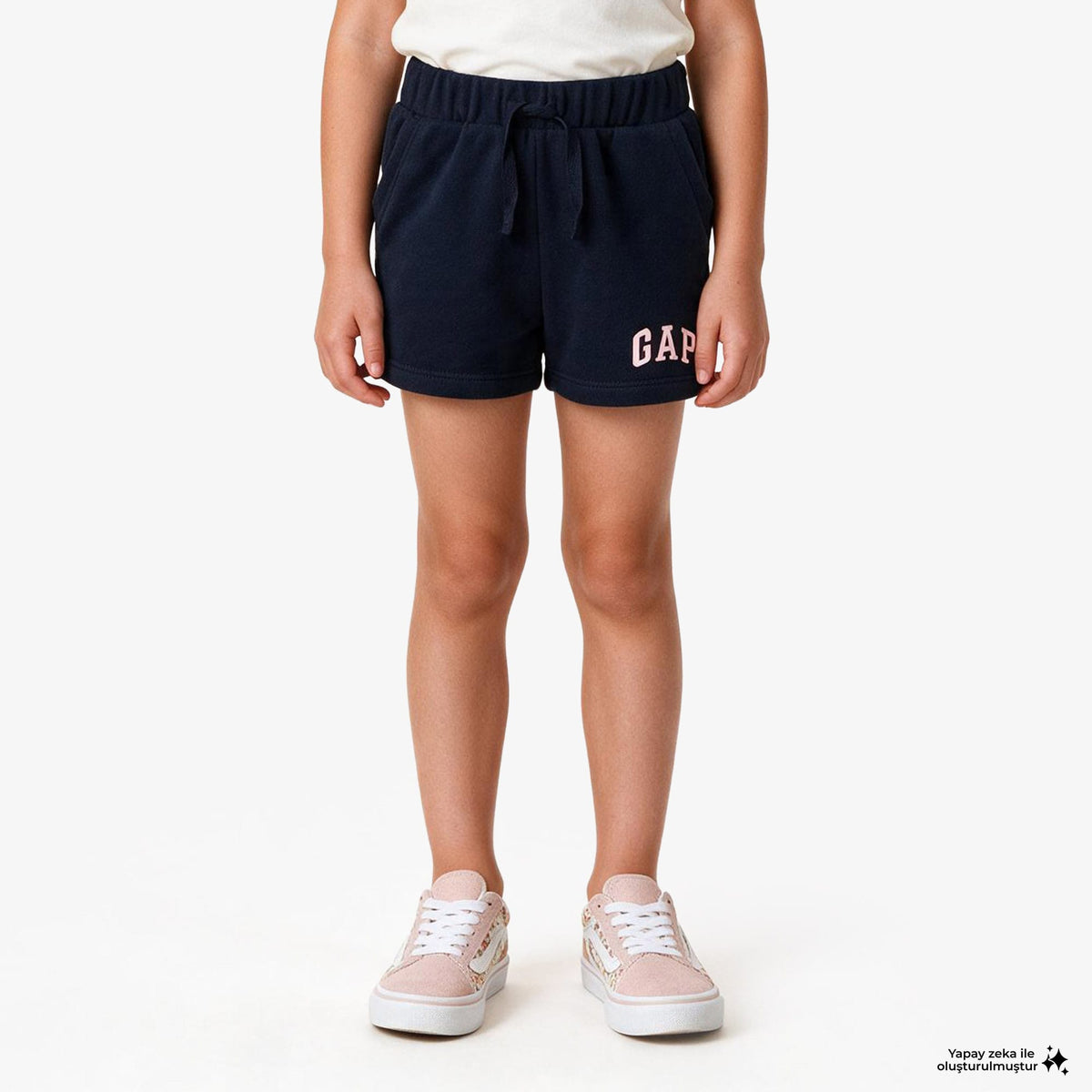 Gap V-frch Logo Çocuk Lacivert Şort