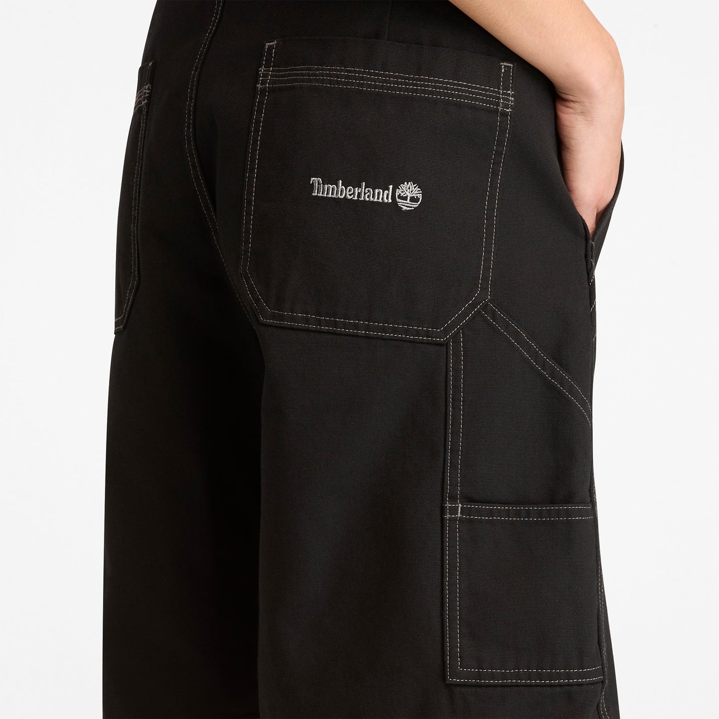 Timberland Washed Duck Canvas Carpenter Erkek Siyah Şort