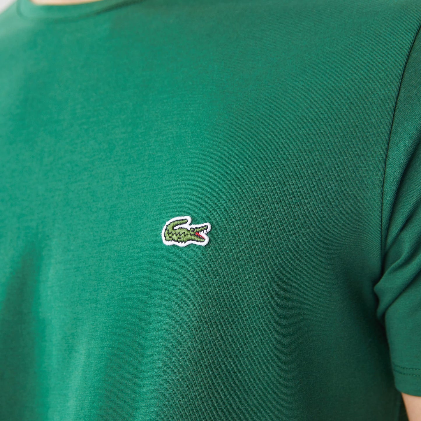 Lacoste Slim Fit Erkek Yeşil T-shirt