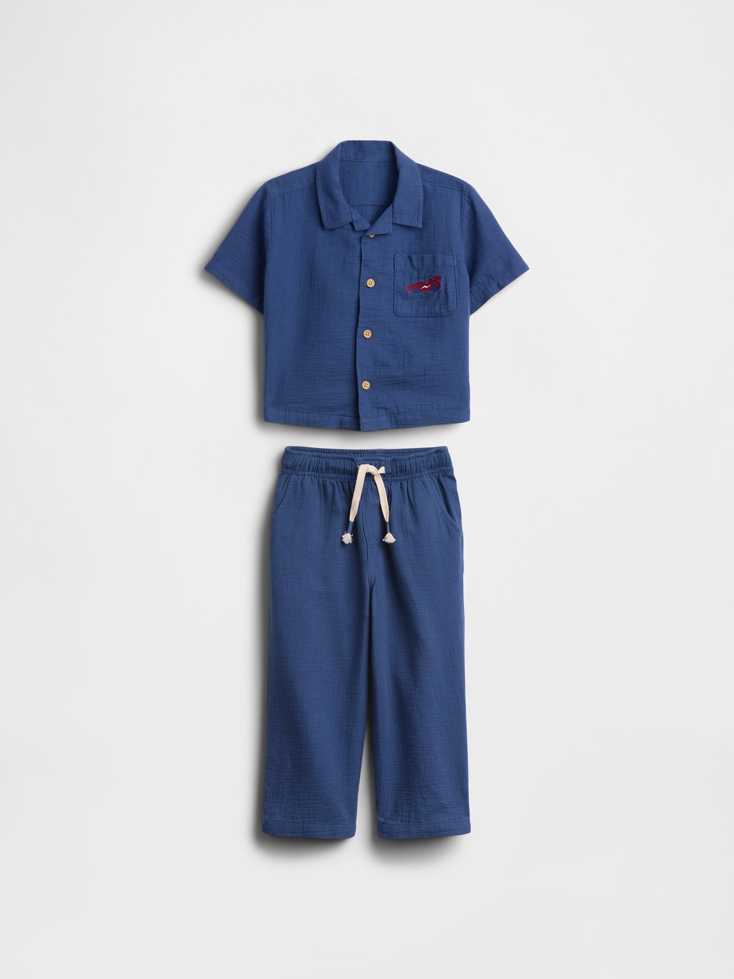Kobalt Mavisi Outfit Set