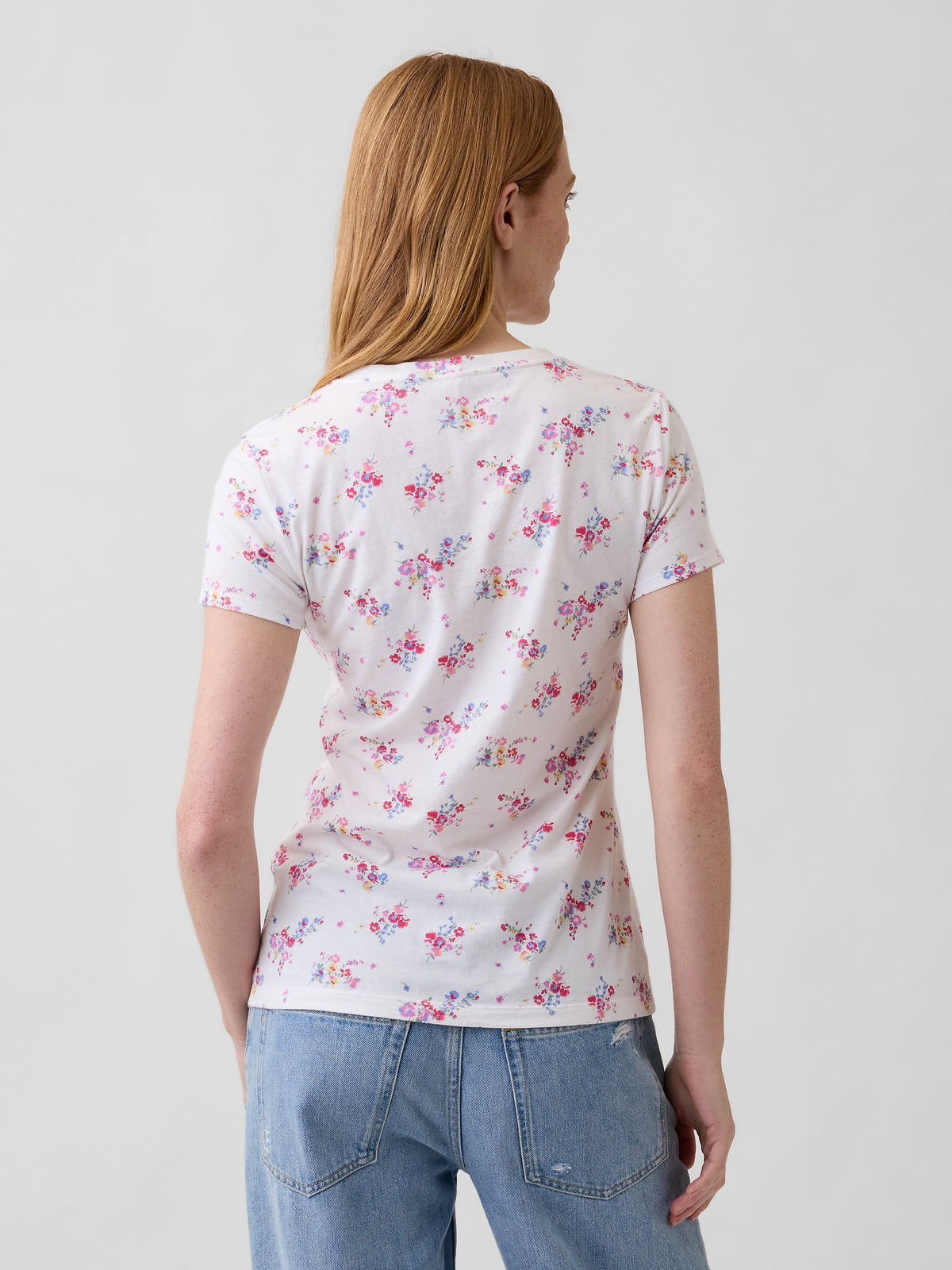 Beyaz Gap Logo T-shirt