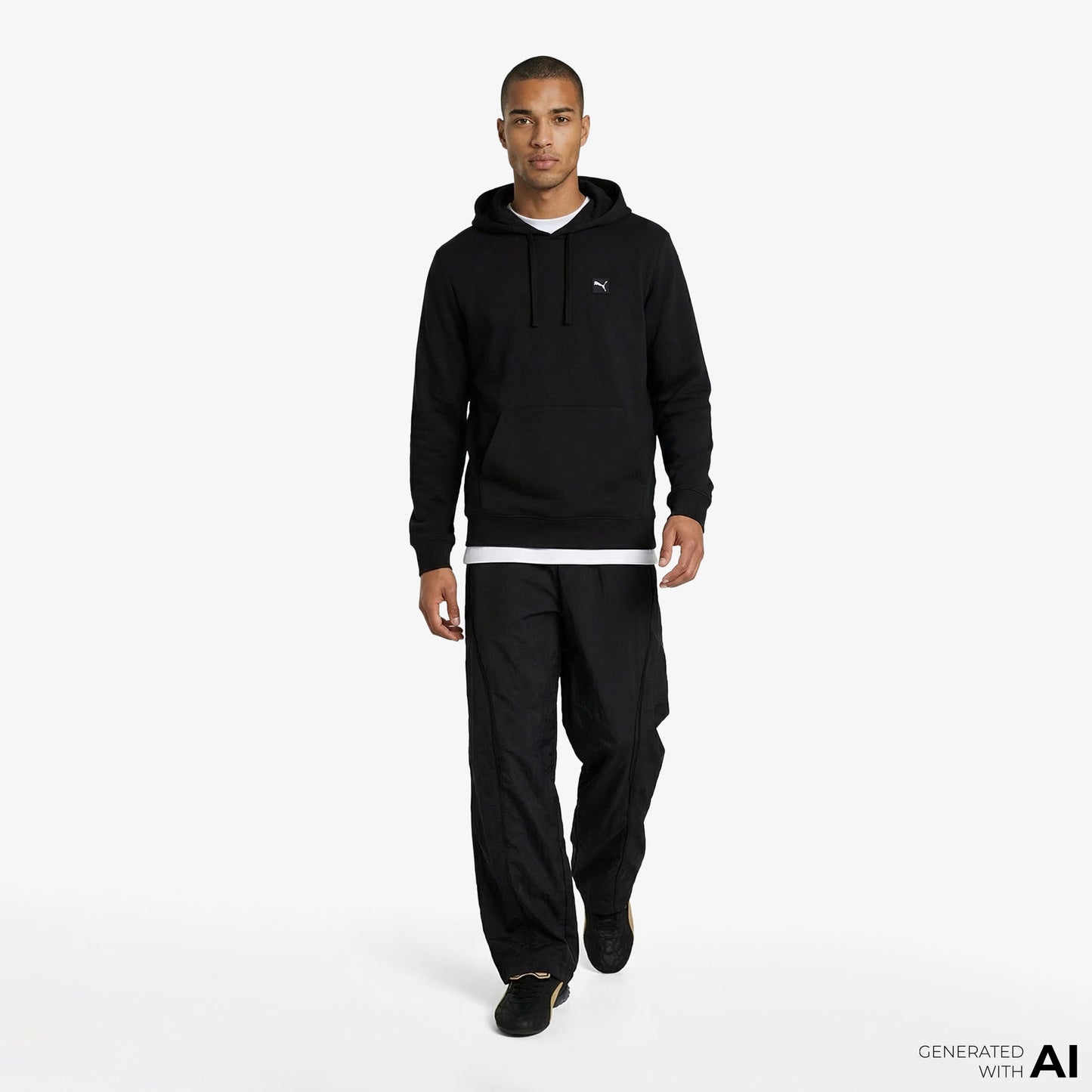 Puma Essentials Elevated Erkek Siyah Sweatshirt