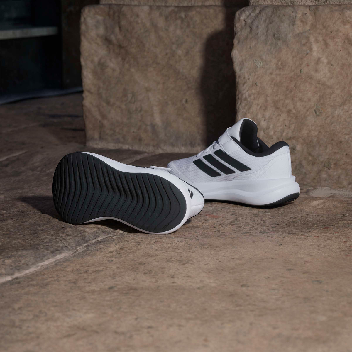 Adidas Runfalcon 6 Elastic Lace Çocuk Beyaz Koşu Ayakkabısı