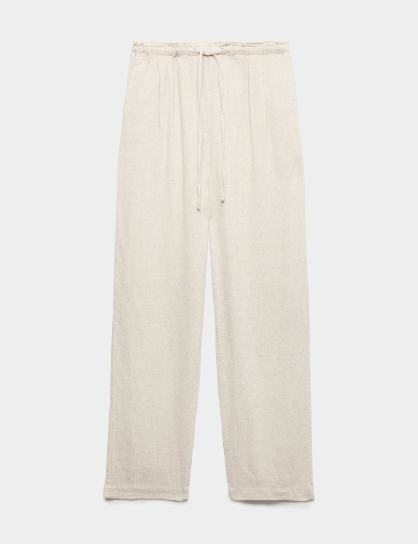 Keten Karışımlı Tapered Pantolon