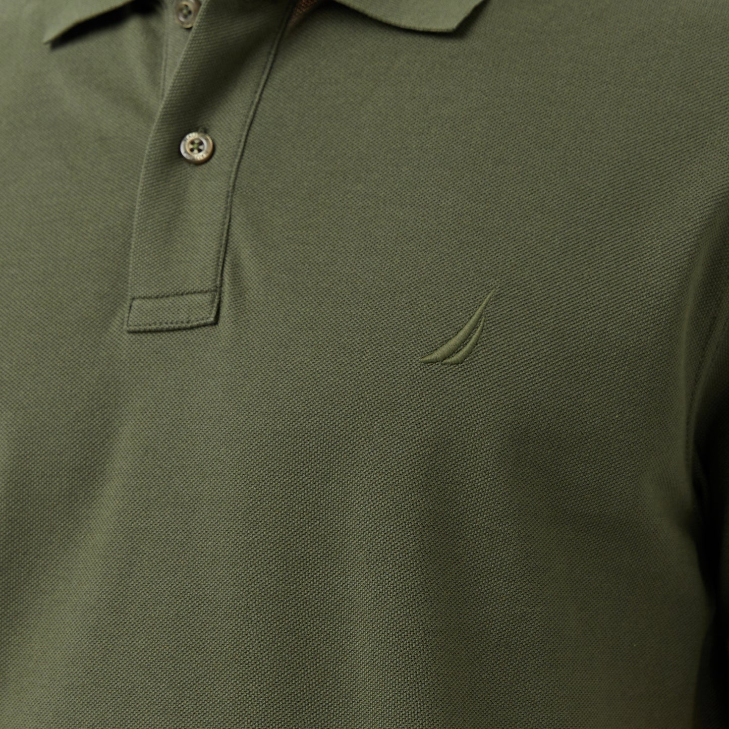 Nautica Erkek Yeşil Regular Fit Polo Yaka T-shirt