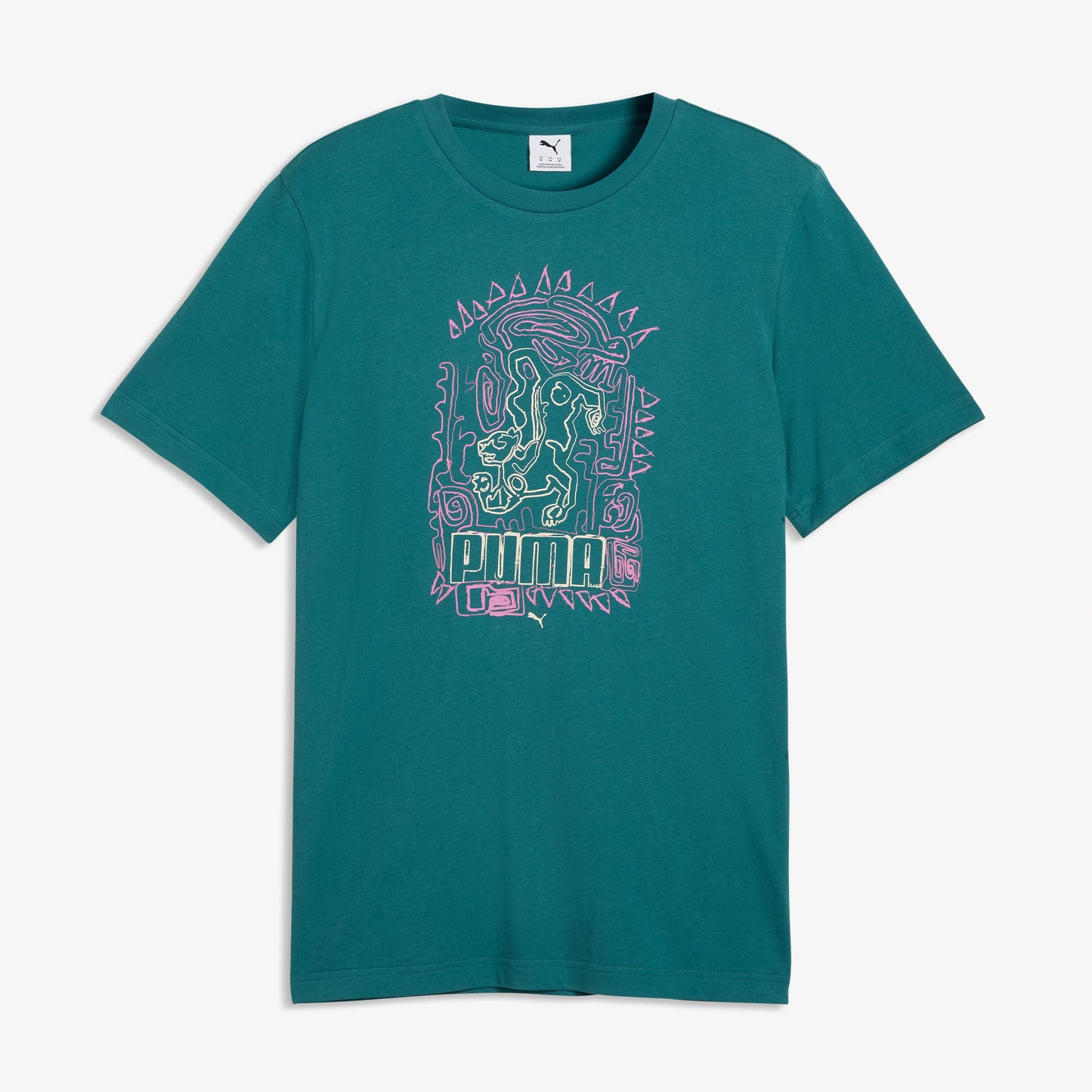 Puma Graphic Erkek Yeşil T-shirt