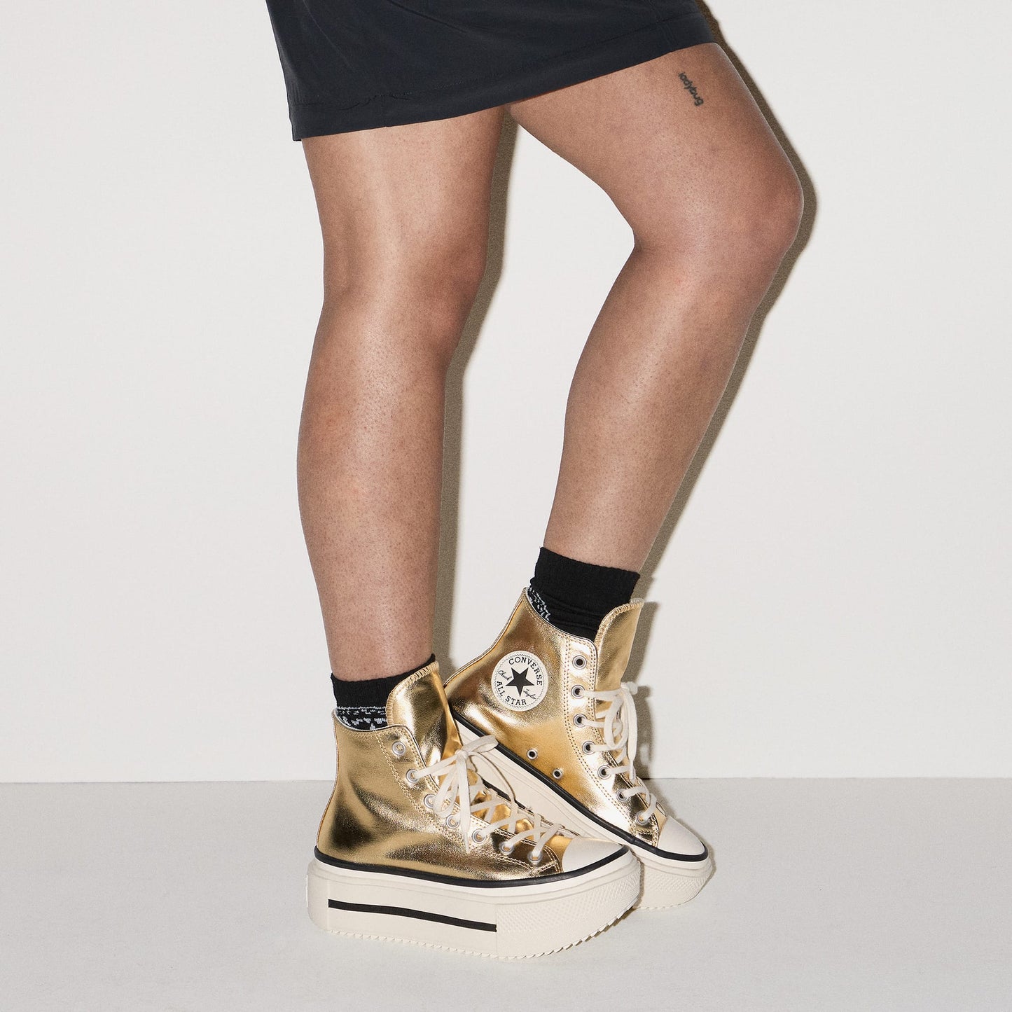 Converse Chuck Taylor All Star Lift Double Stack Unisex Sarı Sneaker