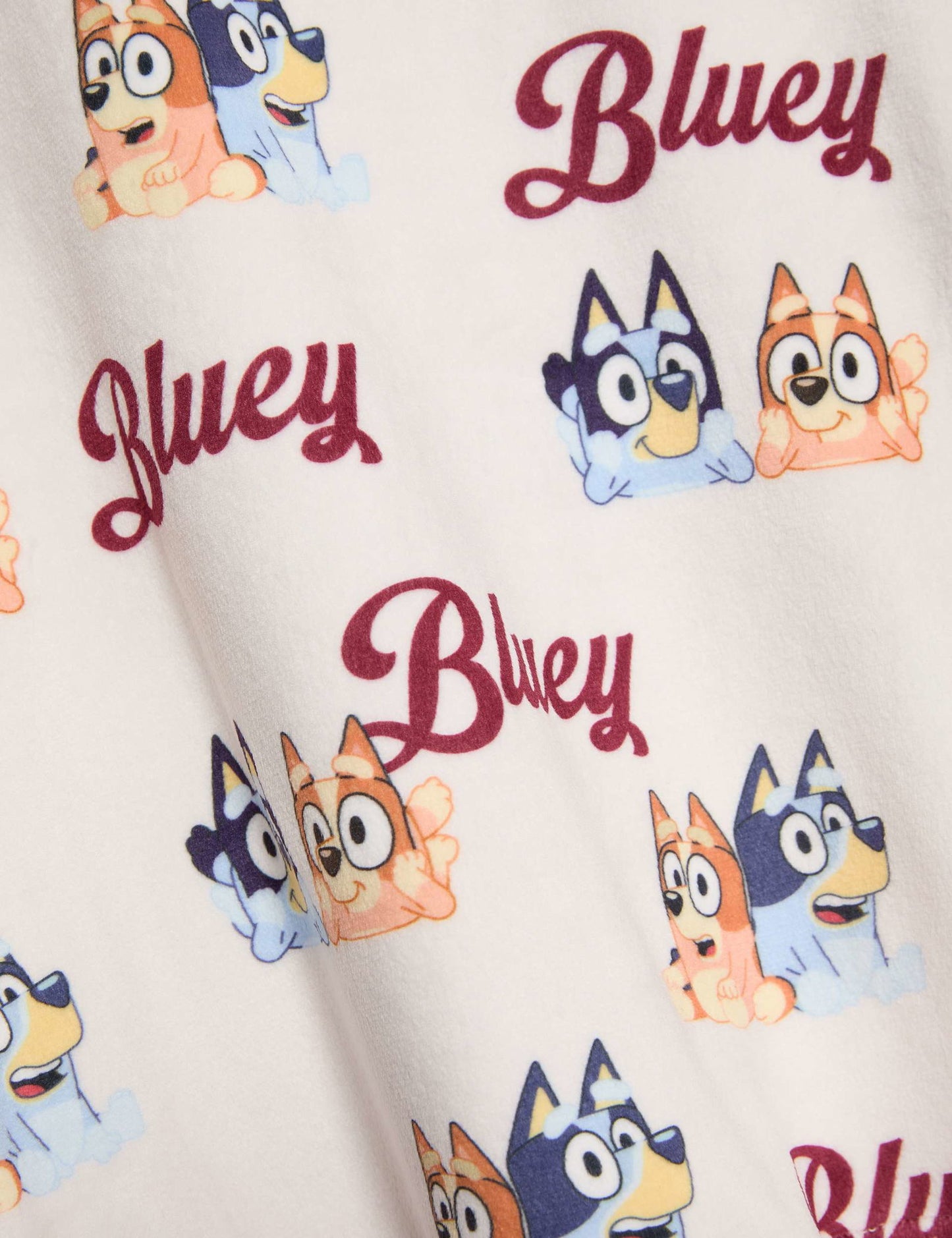 Velour Bluey™ Pijama Takımı (12 Ay – 9 Yaş)