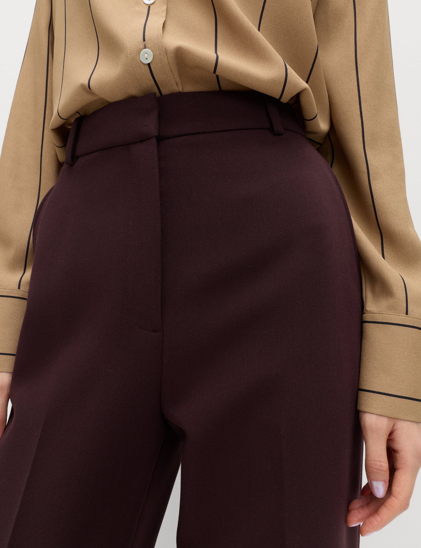 Tailored Straight Leg Pantolon